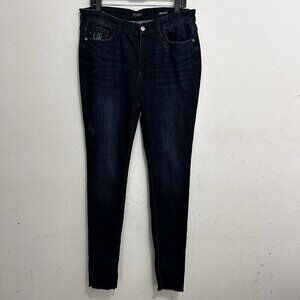 Judy Blue Women’s Basic Babe Roll Cuffed Skinny Jeans Size 15/ 32 JB82340dk